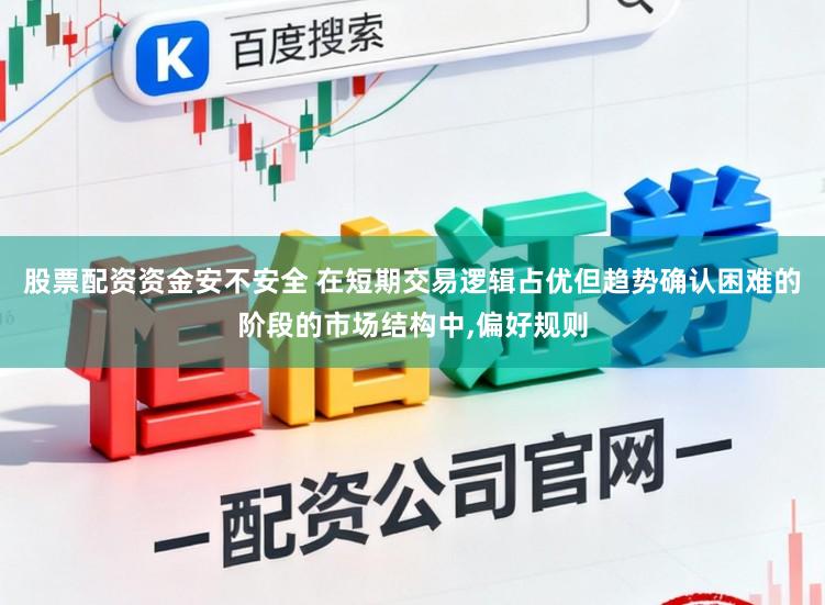 股票配资资金安不安全 在短期交易逻辑占优但趋势确认困难的阶段的市场结构中,偏好规则