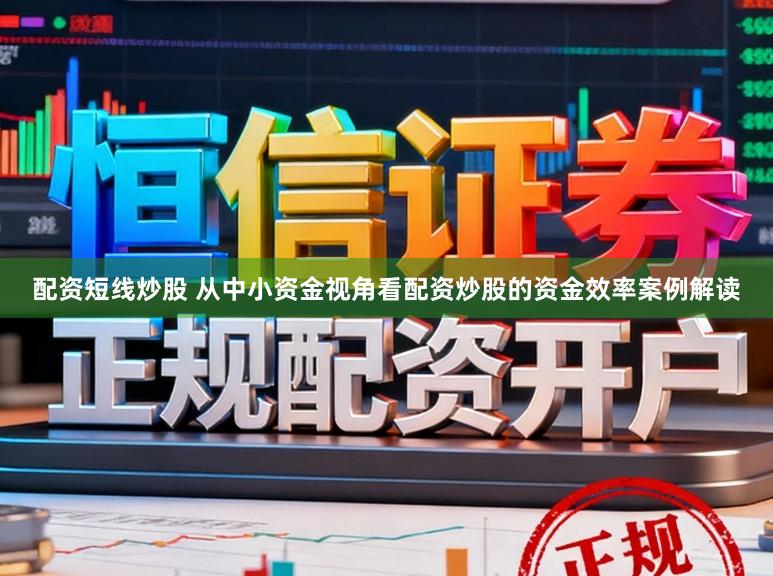 配资短线炒股 从中小资金视角看配资炒股的资金效率案例解读